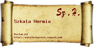 Szkala Hermia névjegykártya